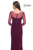 La Femme Evening Dress 31777 - Dark Berry