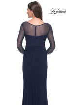 La Femme Evening Dress 31777 - Navy