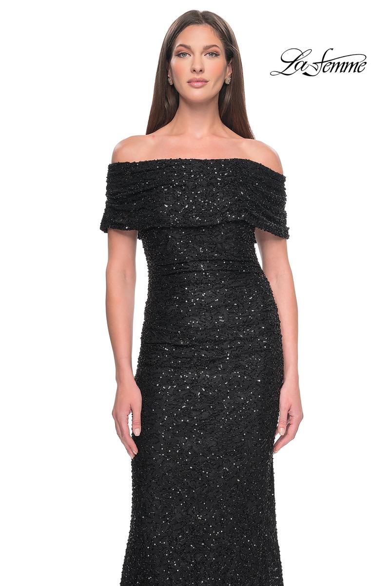 La Femme Evening 31778 - Black