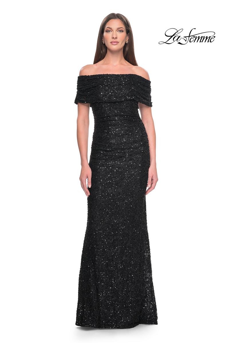 La Femme Evening 31778 - Black