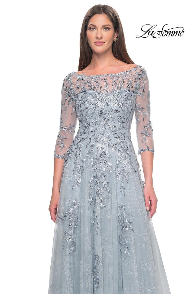 La Femme Mother of the Bride 31795 - Dusty Blue