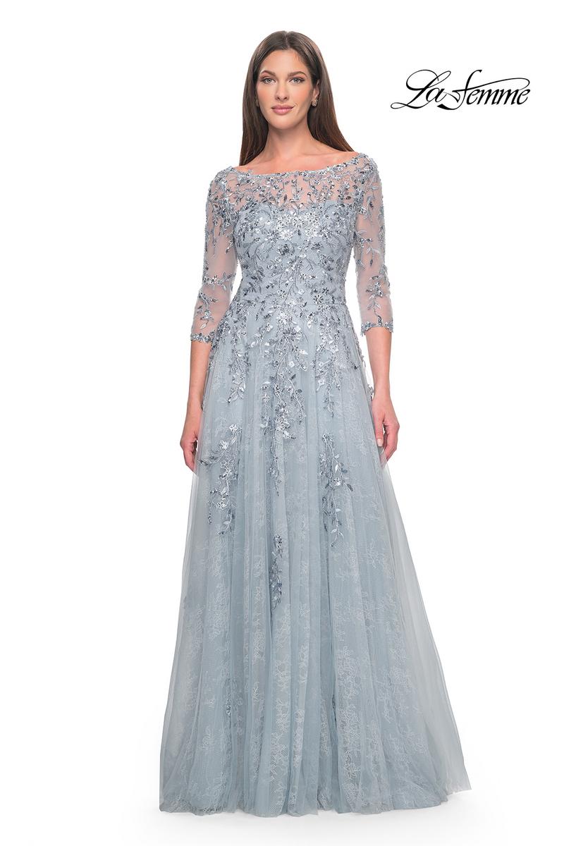 La Femme Mother of the Bride 31795 - Dusty Blue