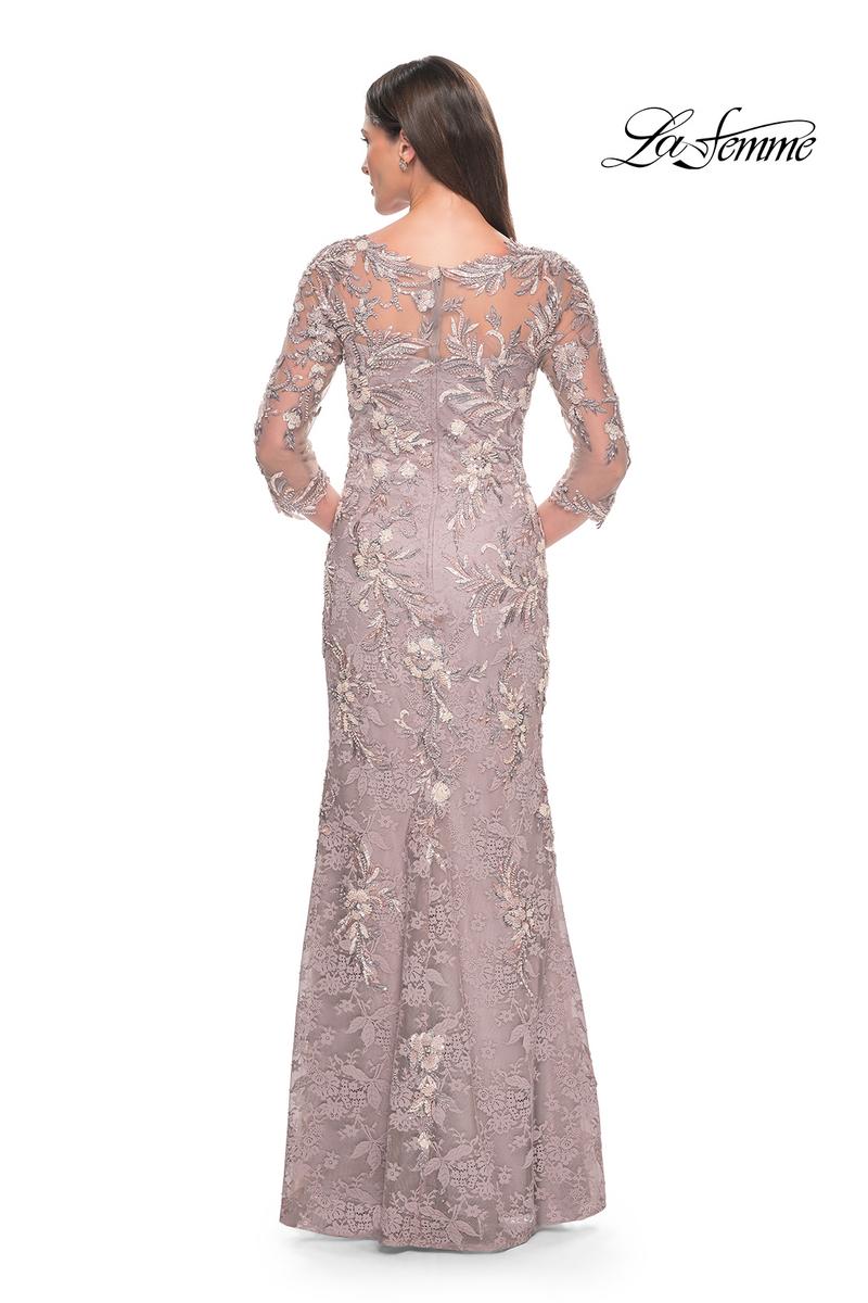 La Femme Evening Dress 31796 - Dusty Mauve
