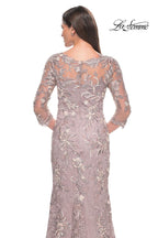 La Femme Evening Dress 31796 - Dusty Mauve
