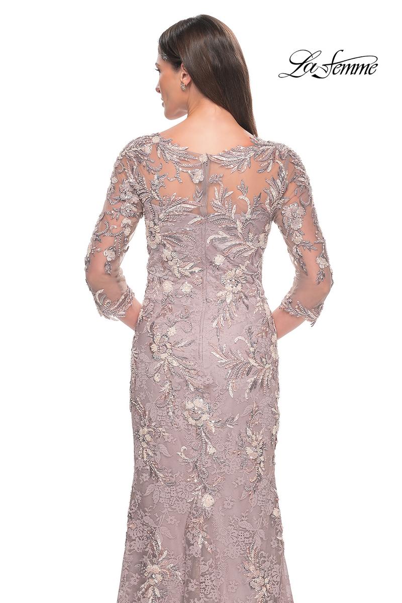 La Femme Evening Dress 31796 - Dusty Mauve