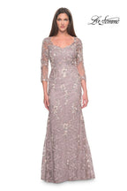 La Femme Evening Dress 31796 - Dusty Mauve
