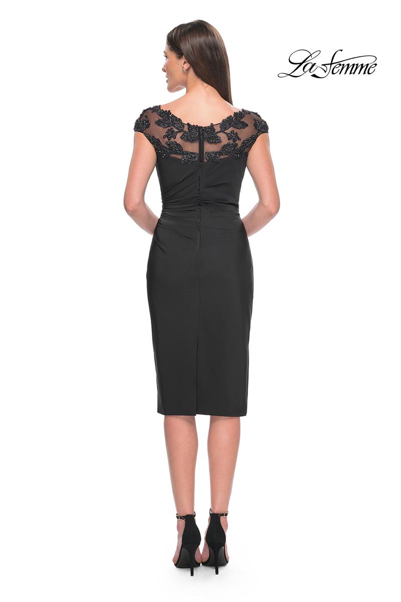 La Femme Evening Dress 31839 - Black