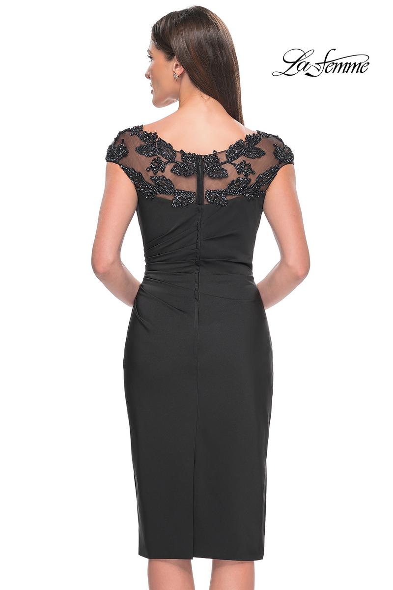 La Femme Evening Dress 31839 - Black