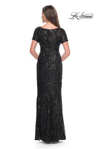La Femme Evening Dress 31852 - Black