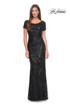 La Femme Evening Dress 31852 - Black