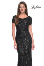 La Femme Evening Dress 31852 - Black