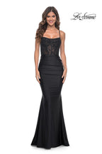 La Femme Dress 31857 - BLACK