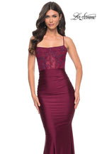 La Femme Dress 31857 - DARK BERRY