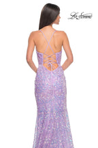 La Femme Dress 31865 - LIGHT PERIWINKLE