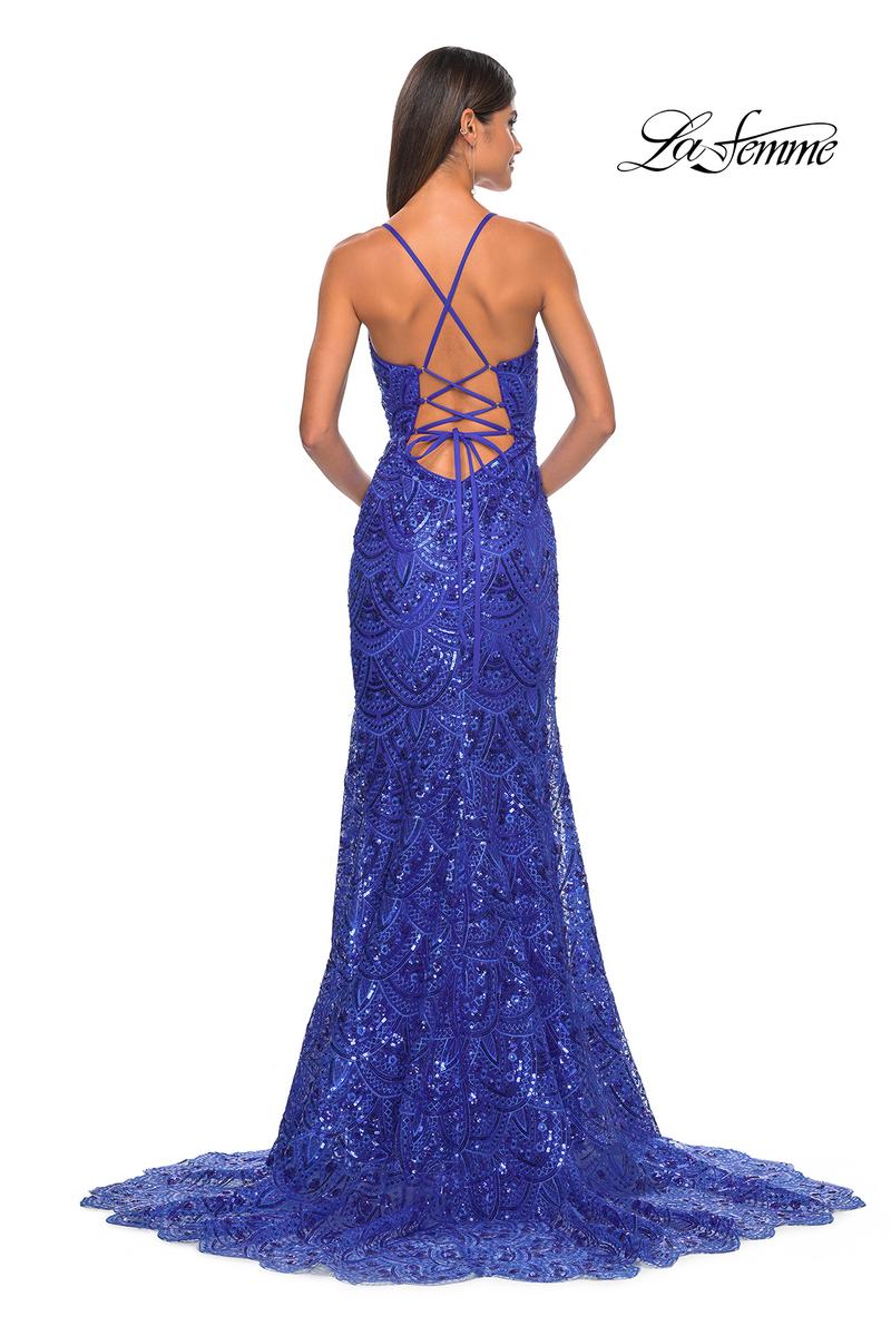 La Femme Dress 31865 - ROYAL BLUE