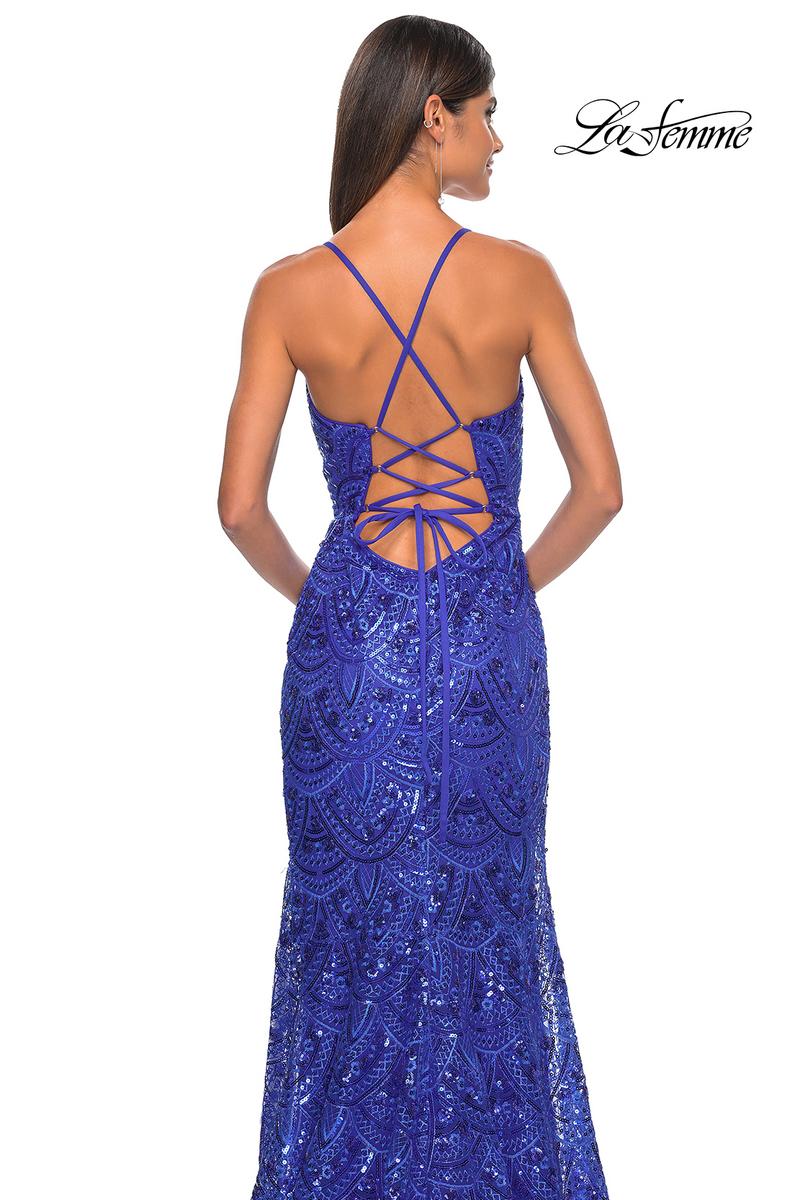 La Femme Dress 31865 - ROYAL BLUE