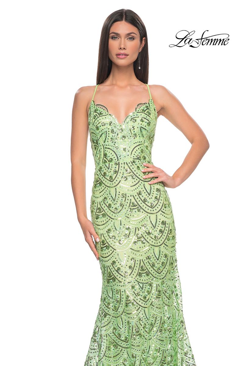 La Femme Dress 31865 - SAGE