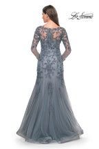La Femme Evening Dress 31887 - Slate