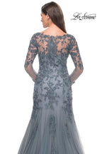 La Femme Evening Dress 31887 - Slate