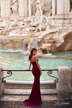 La Femme Dress 31899 - DARK BERRY