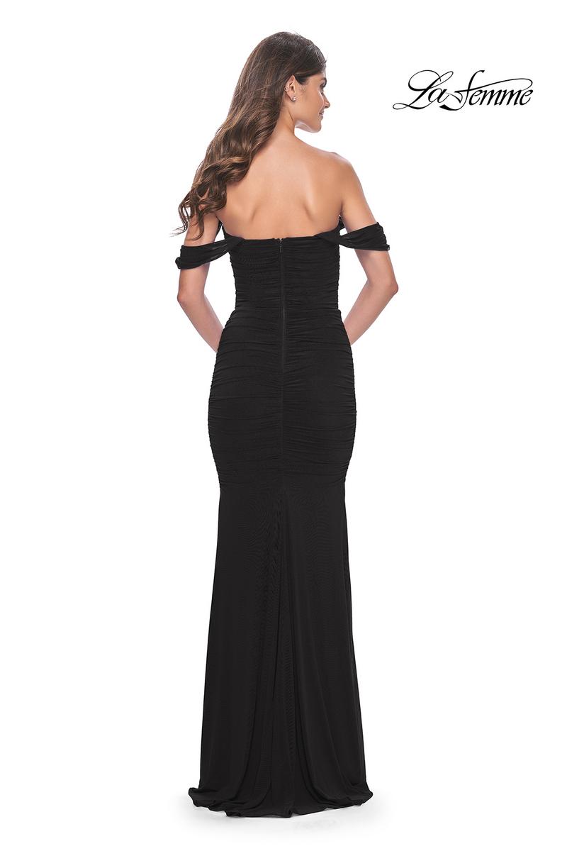 La Femme Dress 31914 - BLACK