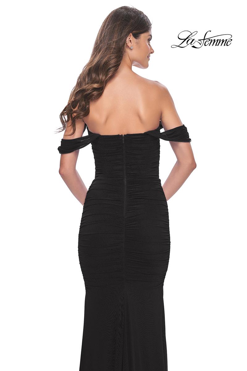 La Femme Dress 31914 - BLACK