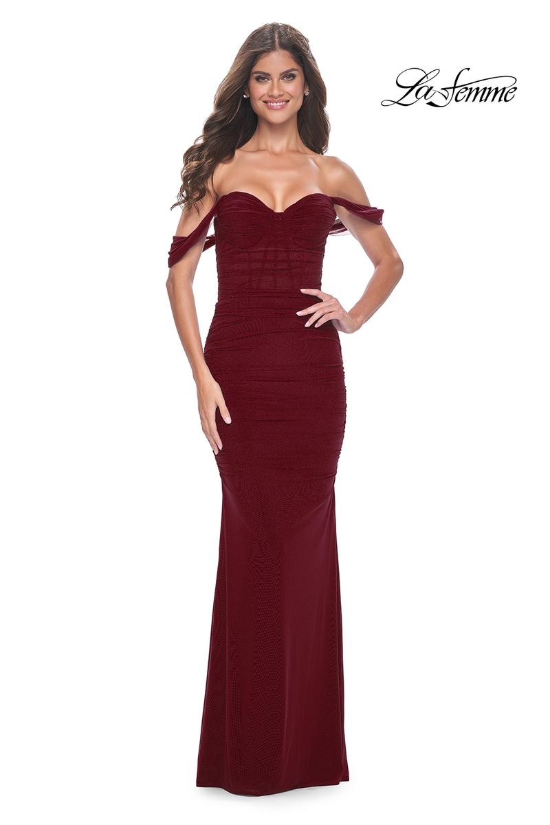 La Femme Dress 31914 - WINE
