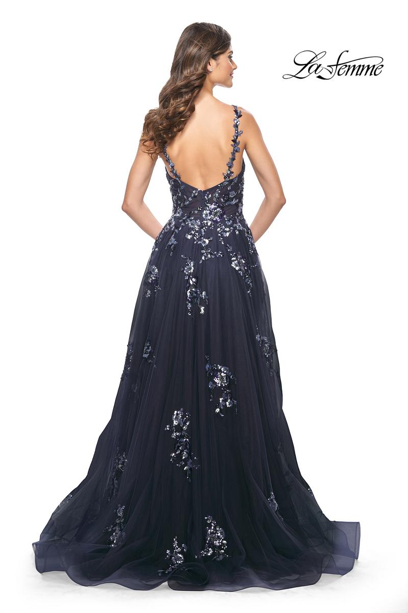 La Femme Dress 31936 - NAVY