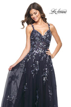 La Femme Dress 31936 - NAVY