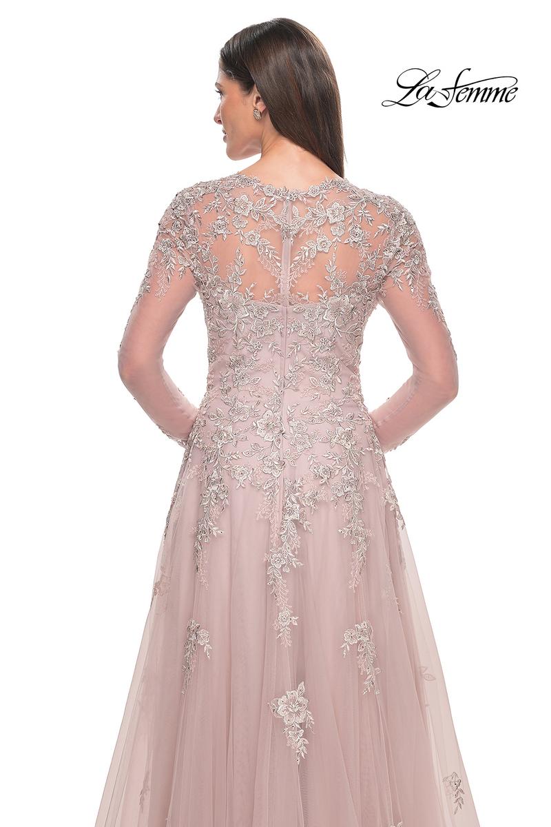 La Femme Evening Dress 31937 - Dusty Mauve