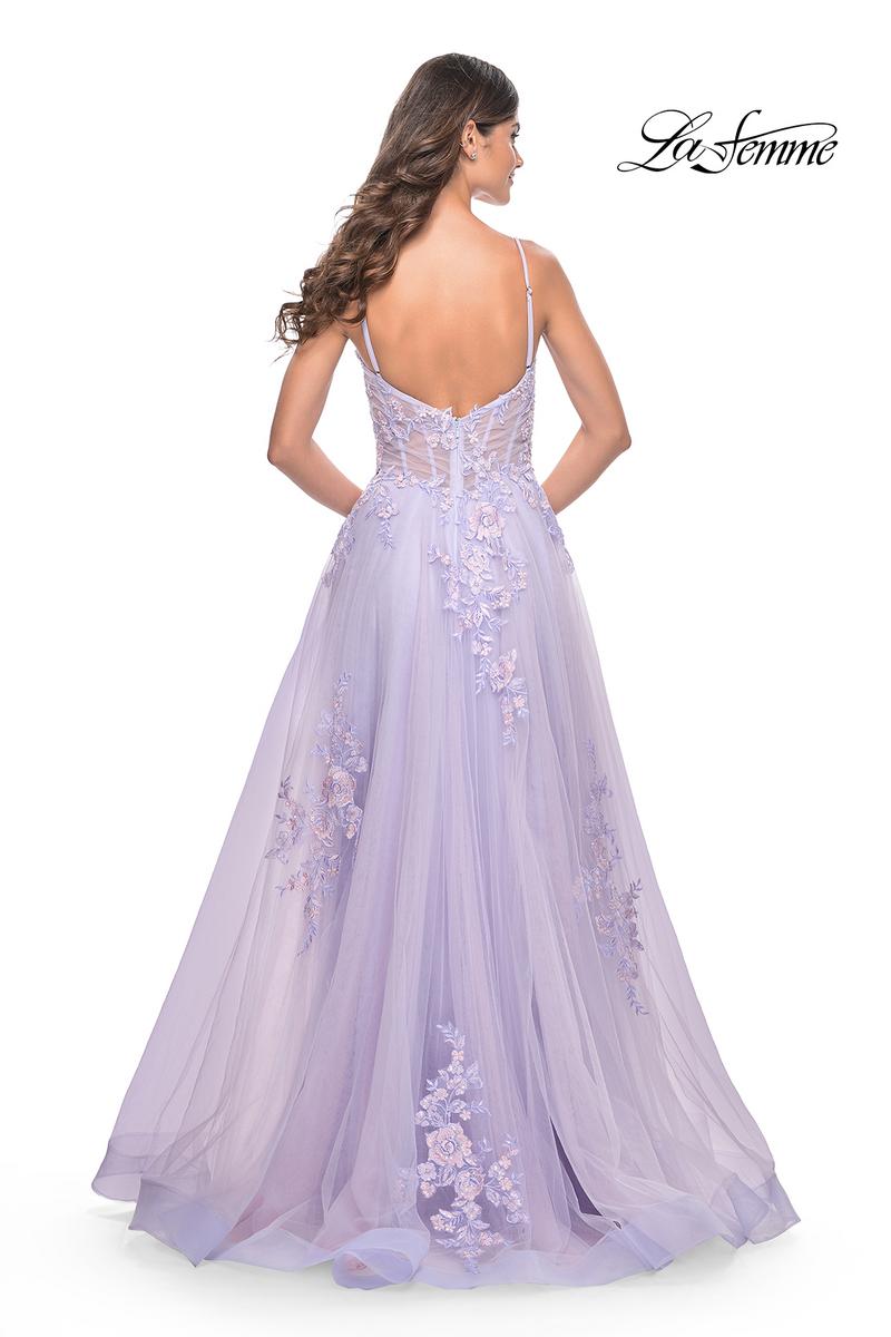 La Femme Dress 31939 - LAVENDER