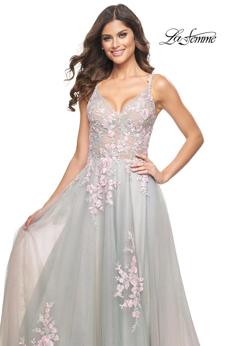 La Femme Dress 31939 - SAGE