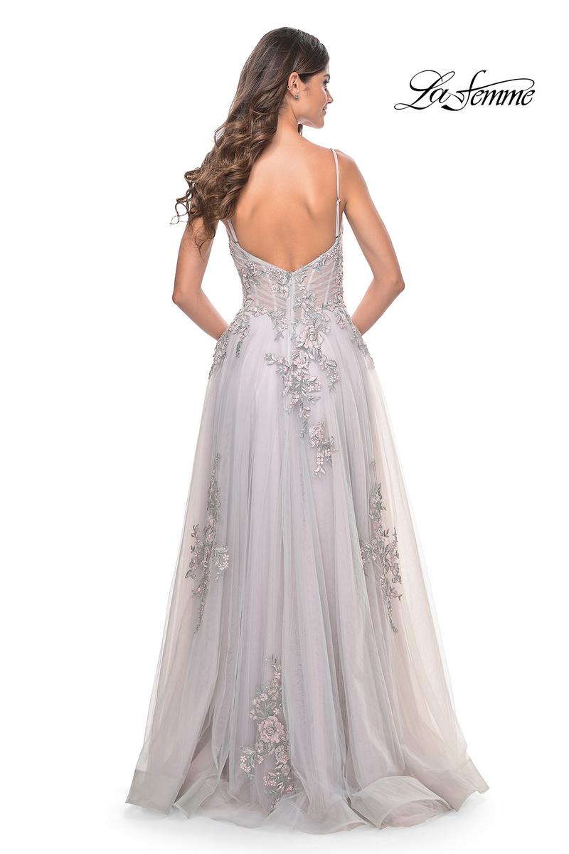 La Femme Dress 31939 - SILVER