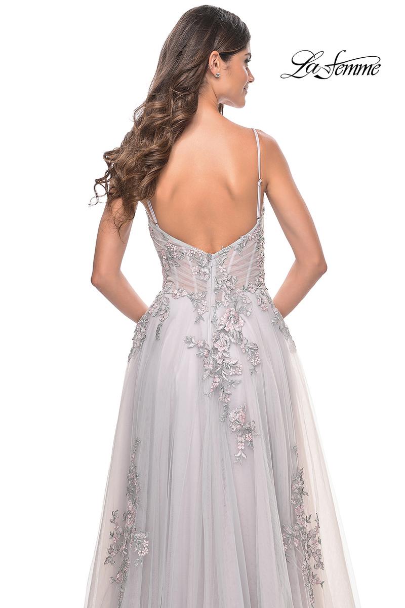 La Femme Dress 31939 - SILVER