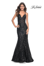 La Femme Dress 31943 - BLACK