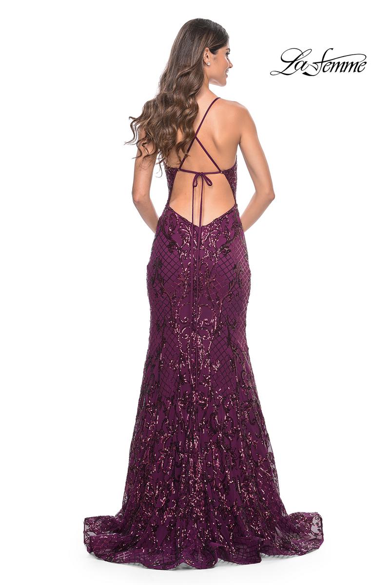 La Femme Dress 31943 - DARK BERRY