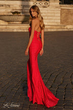 La Femme Dress 31945 - STRAWBERRY