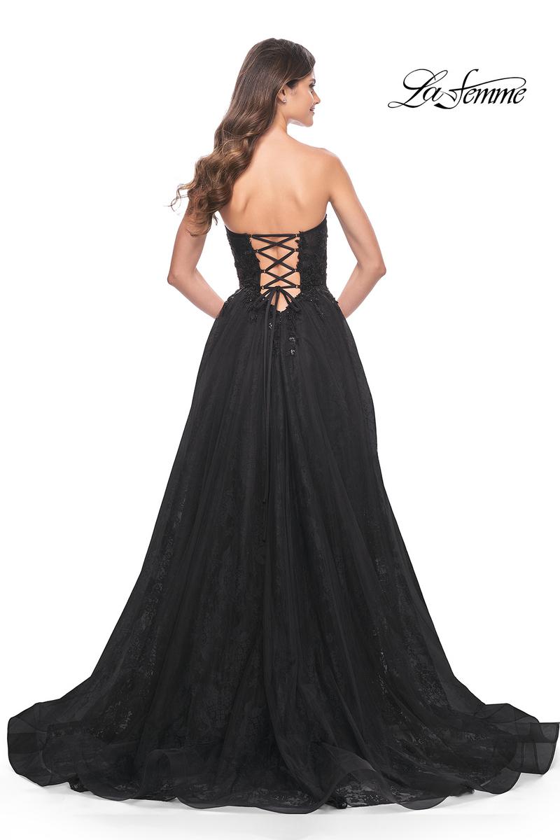 La Femme Dress 31954 - BLACK
