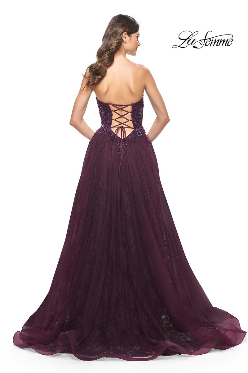 La Femme Dress 31954 - DARK BERRY