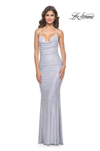 La Femme Dress 31968 - LIGHT PERIWINKLE