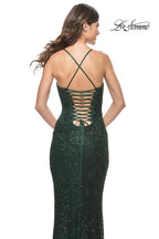 La Femme Dress 31973 - DARK EMERALD