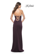 La Femme Dress 31977 - AUBERGINE