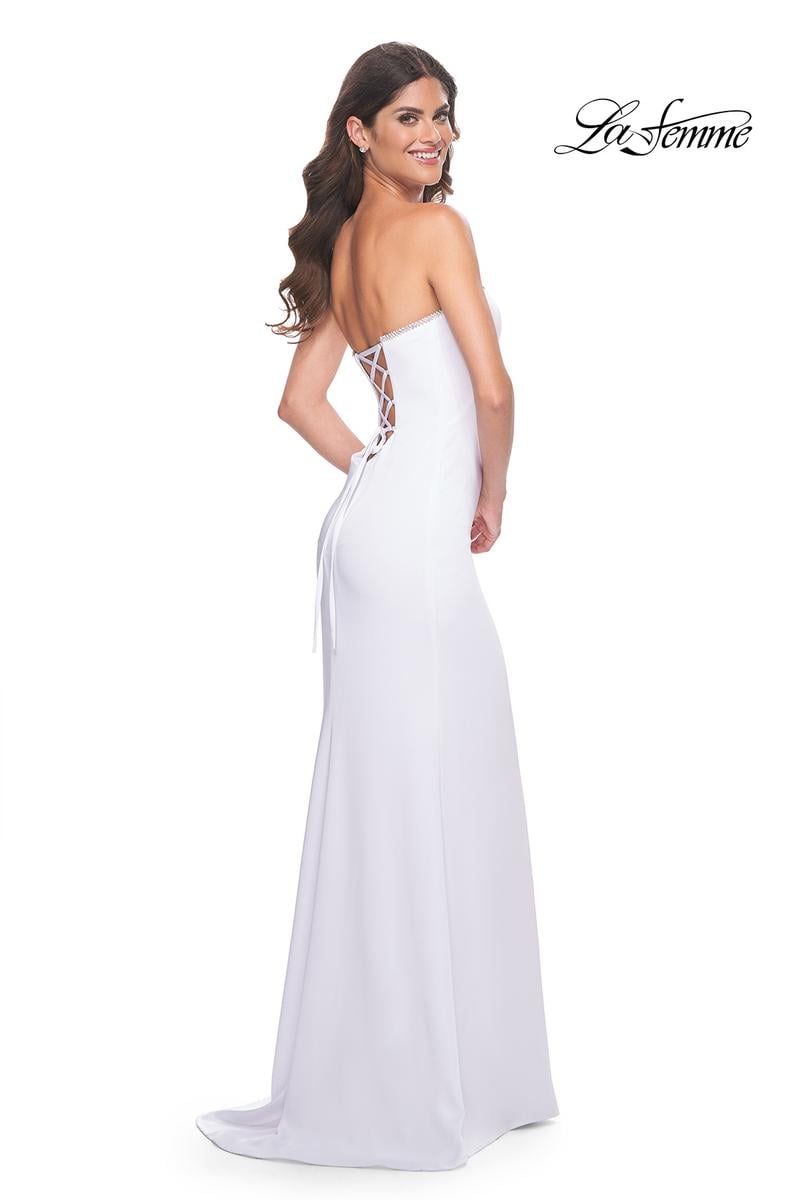 La Femme Dress 31977 - WHITE