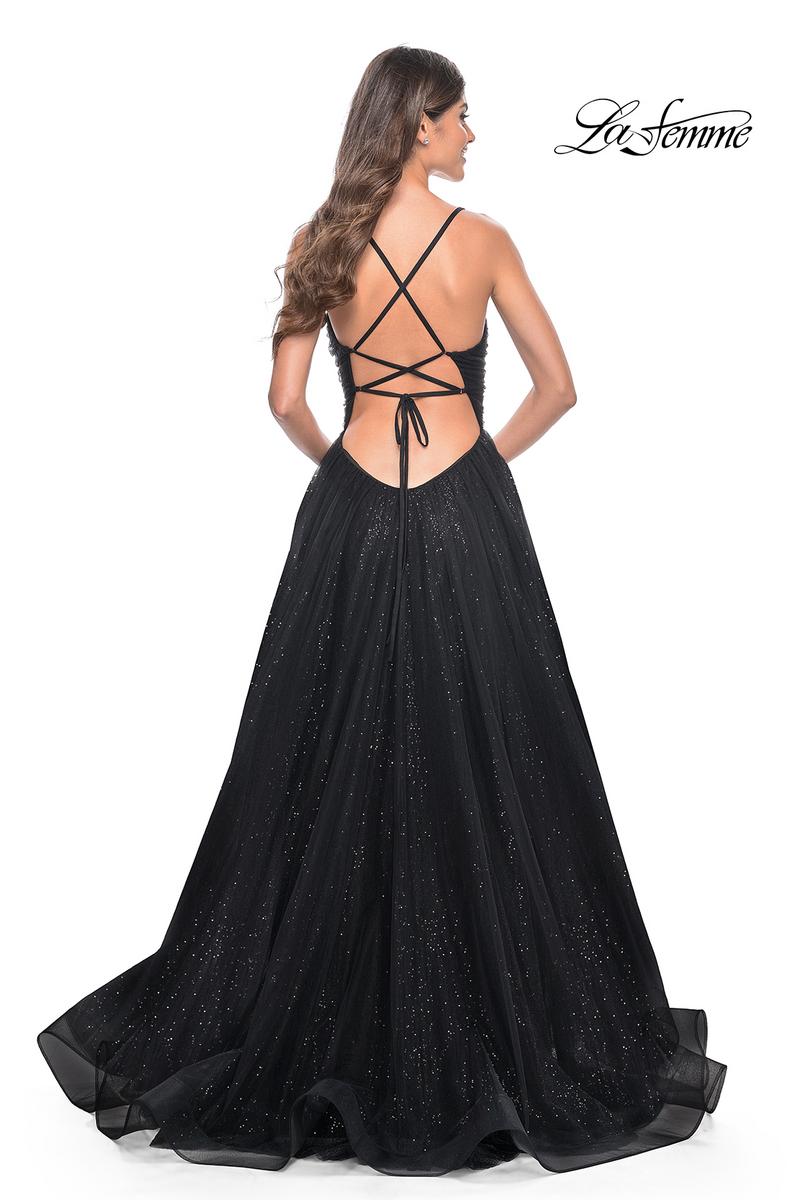 La Femme Dress 31986 - BLACK