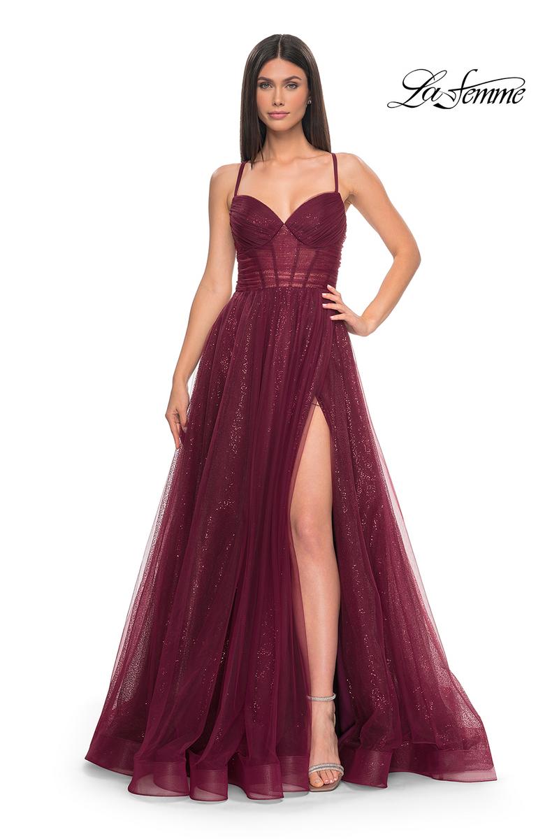 La Femme Dress 31986 - DARK BERRY
