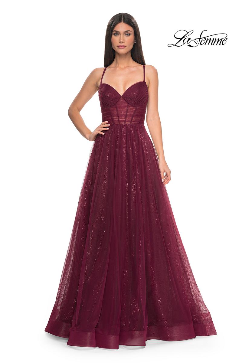 La Femme Dress 31986 - DARK BERRY