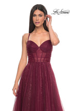 La Femme Dress 31986 - DARK BERRY