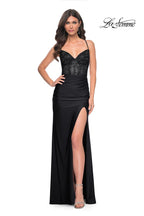La Femme Dress 31988 - BLACK