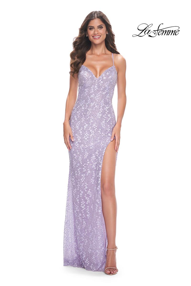 La Femme Dress 31993 - LAVENDER
