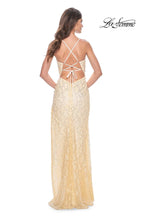 La Femme Dress 31993 - PALE YELLOW
